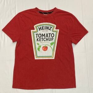 Official HEINZ Ketchup Merchandise Shirt Size L 12/14 silly sunny unique weird